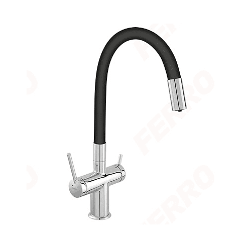 STANDING SINK MIXER WITH FLEXIBLE SPOUT FOR FILTERED WATER-FILTRATA