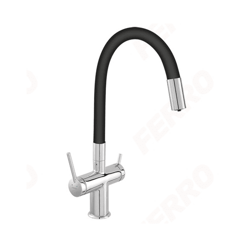 STANDING SINK MIXER WITH FLEXIBLE SPOUT FOR FILTERED WATER-FILTRATA