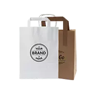 PAPER BAG G16 MEDIUM - WHITE T/H (CTN1X250PCS)