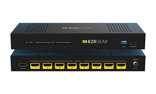 BG-8K-DA18 | 1x8 8K HDMI 2.1 Splitter 8K60/4K120