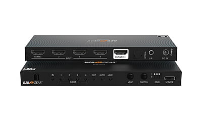 4x1 8K UHD HDMI 2.1 Switcher with Audio De-embedder (8K60, 4K120Hz 4:4:4 10bit VRR, FVA, ALLM support) 4x1 8K UHD HDMI 2.1 Switcher with Audio De-embedder (8K60, 4K120Hz 4:4:4 10bit VRR, FVA, ALLM support)