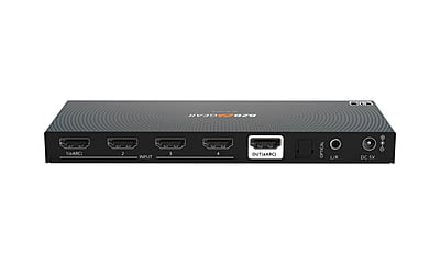 4x1 8K UHD HDMI 2.1 Switcher with Audio De-embedder (8K60, 4K120Hz 4:4:4 10bit VRR, FVA, ALLM support) 4x1 8K UHD HDMI 2.1 Switcher with Audio De-embedder (8K60, 4K120Hz 4:4:4 10bit VRR, FVA, ALLM support)
