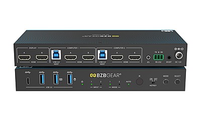 BZBGEAR BG-8K-KVM22A | 8K HDMI 2.1 Dual Monitor KVM Switch