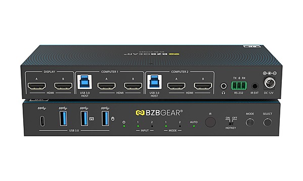 BZBGEAR BG-8K-KVM22A | 8K HDMI 2.1 Dual Monitor KVM Switch BZBGEAR BG-8K-KVM22A | 8K HDMI 2.1 Dual Monitor KVM Switch
