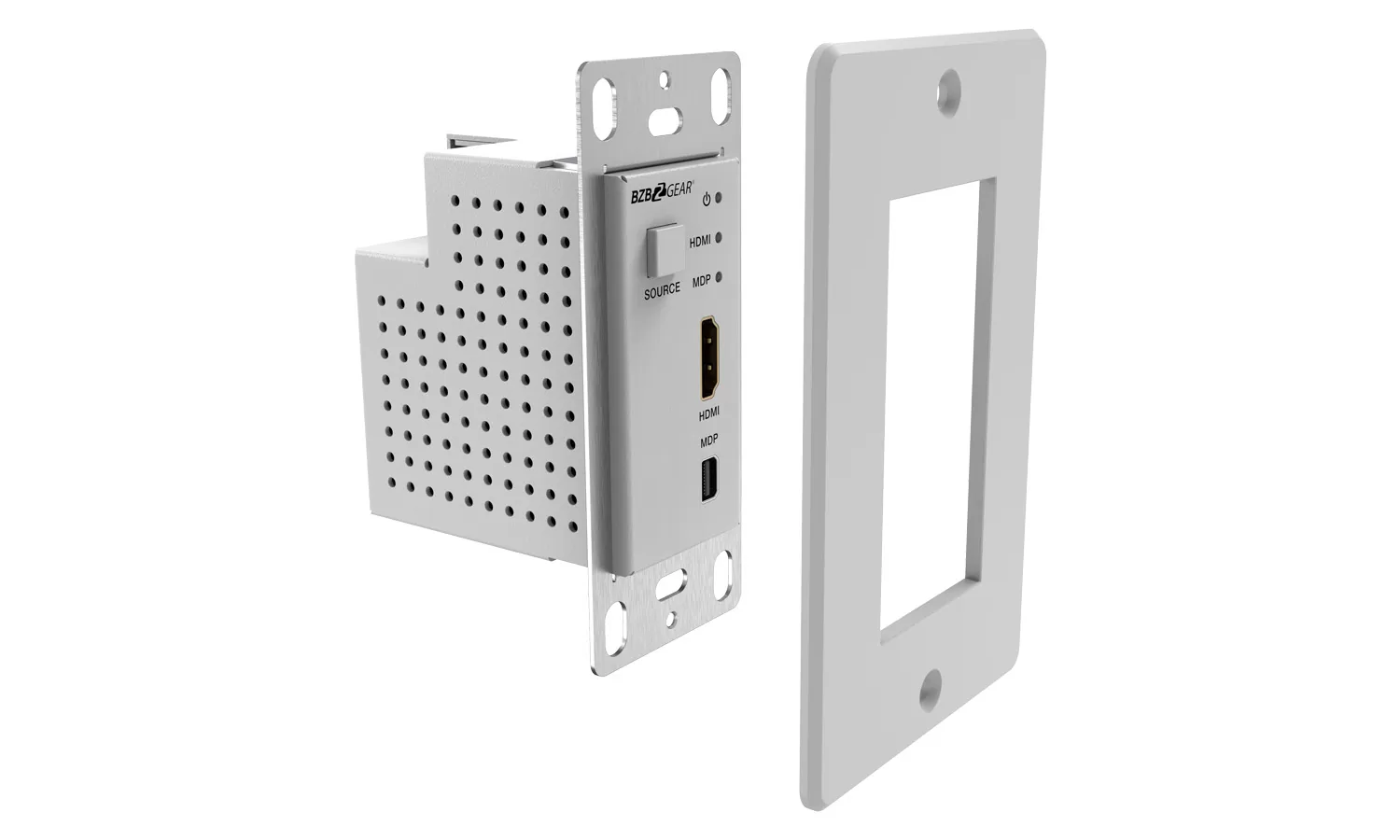 BG-EXHD-50UWP-W |  4K UHD 18Gbps HDMI/MDP Wall Plate Transmitter/Receiver Kit up to 164ft BG-EXHD-50UWP-W |  4K UHD 18Gbps HDMI/MDP Wall Plate Transmitter/Receiver Kit up to 164ft
