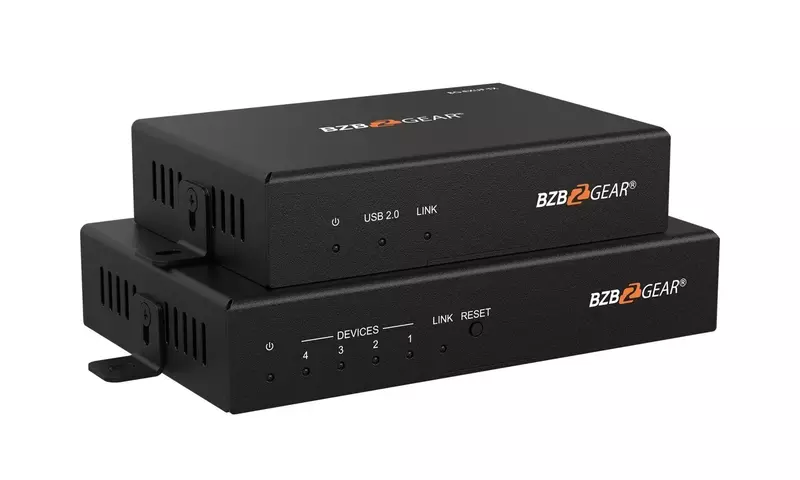 BG-EXUF | 4-Port USB 2.0/3.0/3.1 SuperSpeed Extender Over Fiber Optic Cable