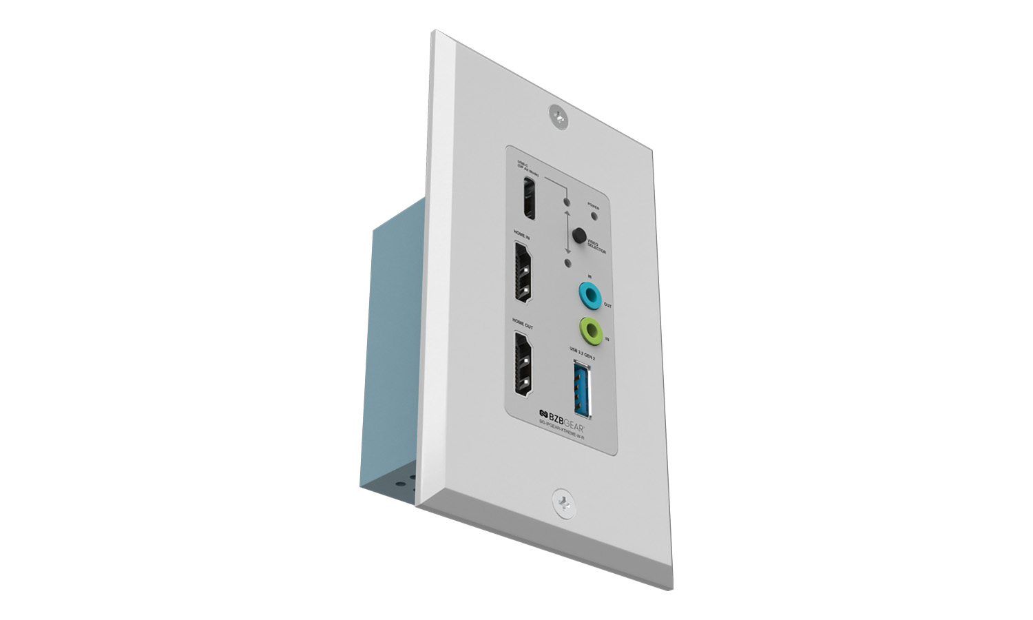 4K Decoder HDMI Over IP Multicast Wall Plate with Seamless Matrix Switching/MultiView/KVM/USB 3.0/POE