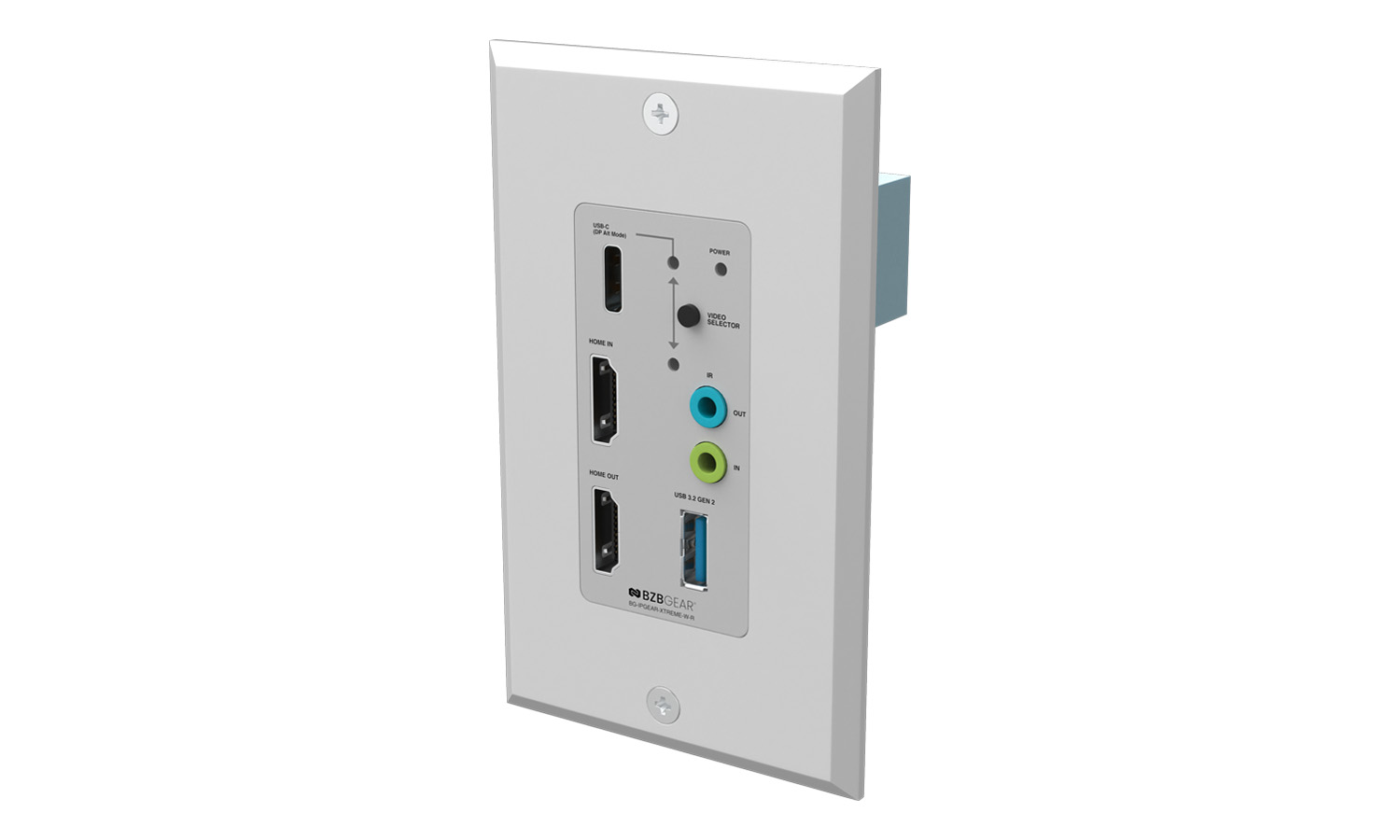 4K Decoder HDMI Over IP Multicast Wall Plate with Seamless Matrix Switching/MultiView/KVM/USB 3.0/POE