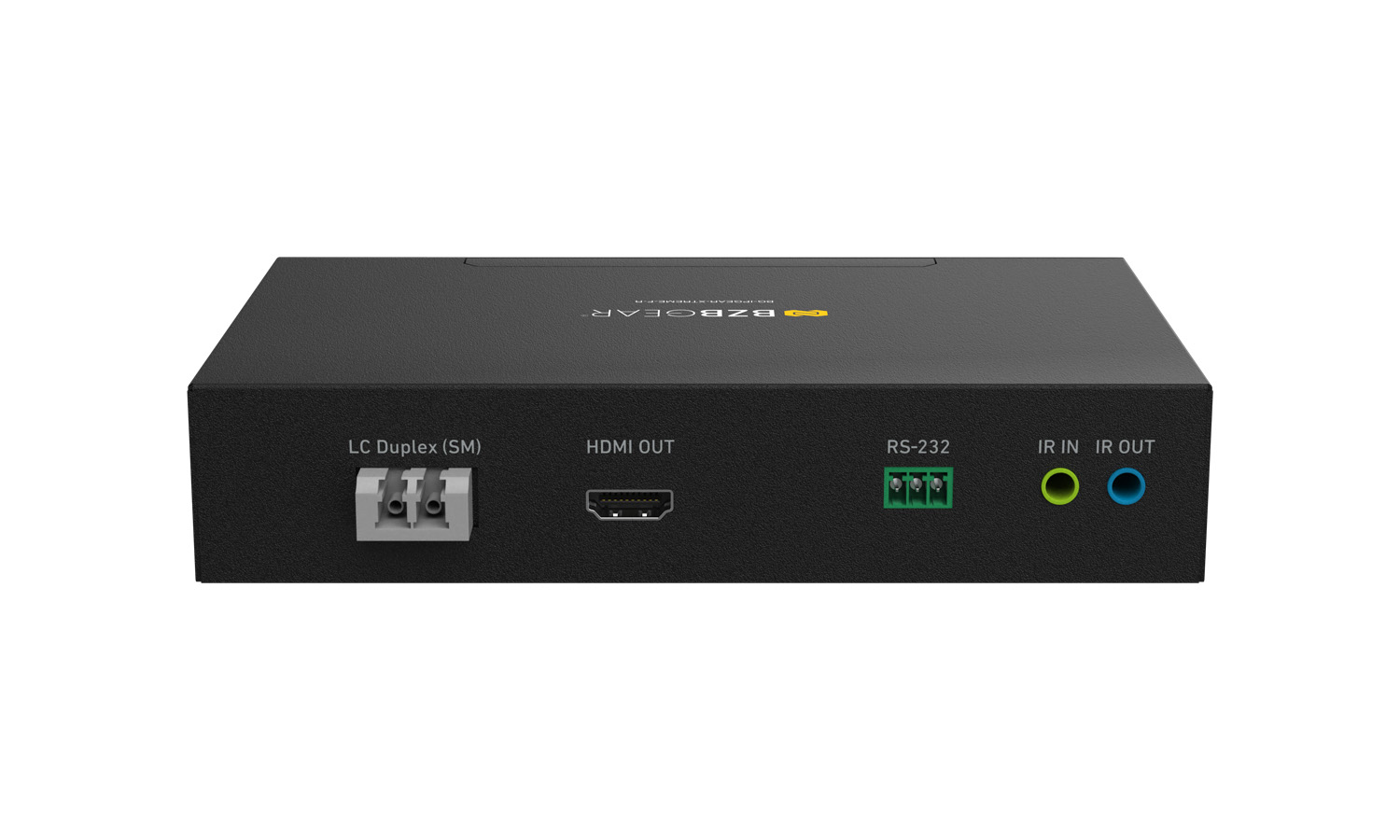 HDMI 2.1 Over Fiber Extender Rx with Bi-Directional IR, RS-232, 1G Ethernet, USB 3.1 & KVM Support