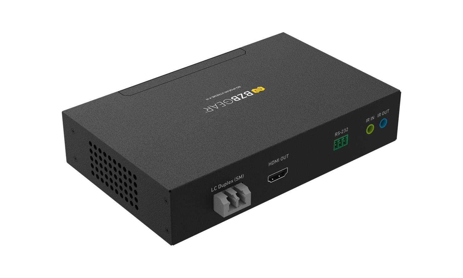 HDMI 2.1 Over Fiber Extender Rx with Bi-Directional IR, RS-232, 1G Ethernet, USB 3.1 & KVM Support
