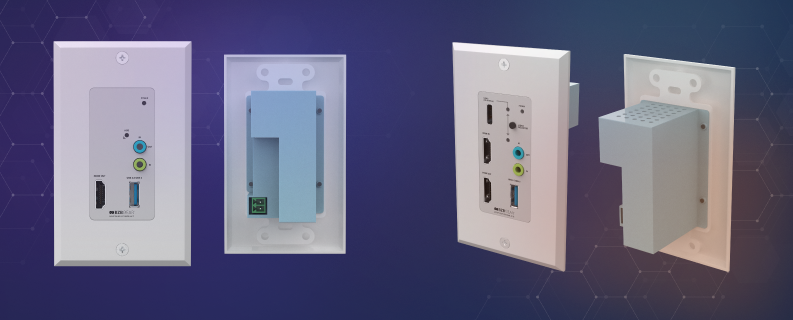 4K UHD HDMI Over IP Multicast Wall Plate with Seamless Matrix Switching/MultiView/KVM/USB 3.0/POE Support