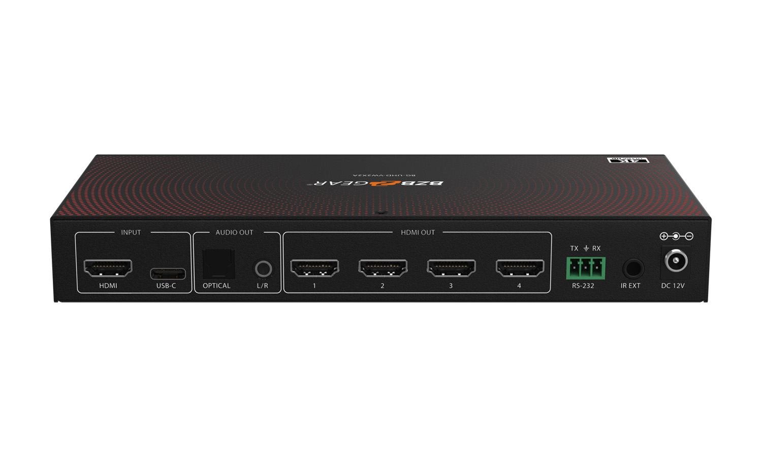 2x2 4K UHD HDMI/USB-C Switcher and Video Wall Controller with Audio De-embedding 2x2 4K UHD HDMI/USB-C Switcher and Video Wall Controller with Audio De-embedding