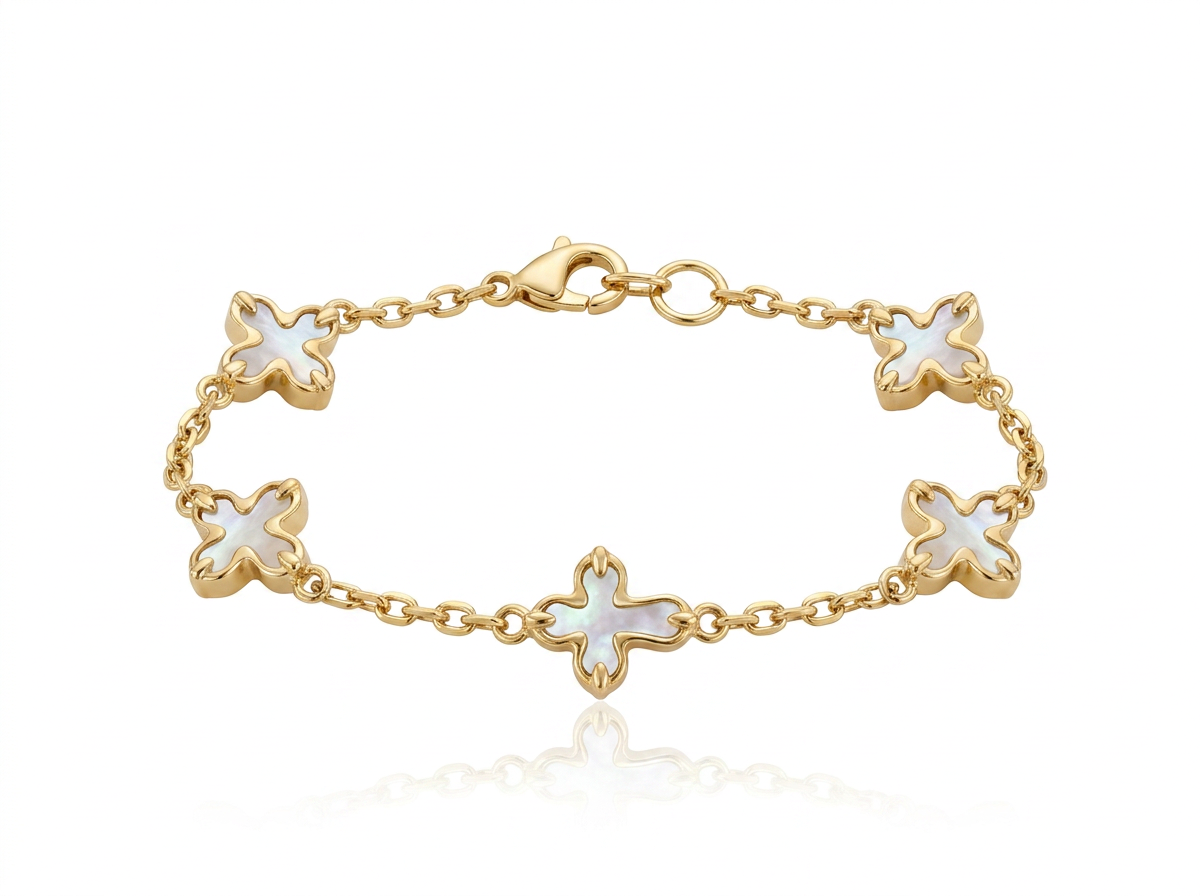 14K CRUCES DE MADRE PERLA SEPARADAS