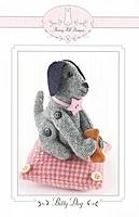 Bitty Dog Pincushion | Bunny Hill | Animal Doll Pattern | Annie Sutton | 7” | #BHD1033
