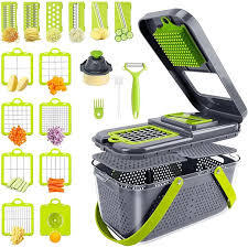 22 PIECES UTILITY SLICER / CHOPPER KITCHEN TOOLS