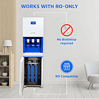 Stainless steel tank interior view of a high-capacity Atlantis floor standing dispenser.