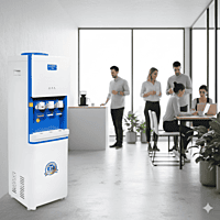 Removable drip tray and dispensing area of an Atlantis Big Plus floor model.