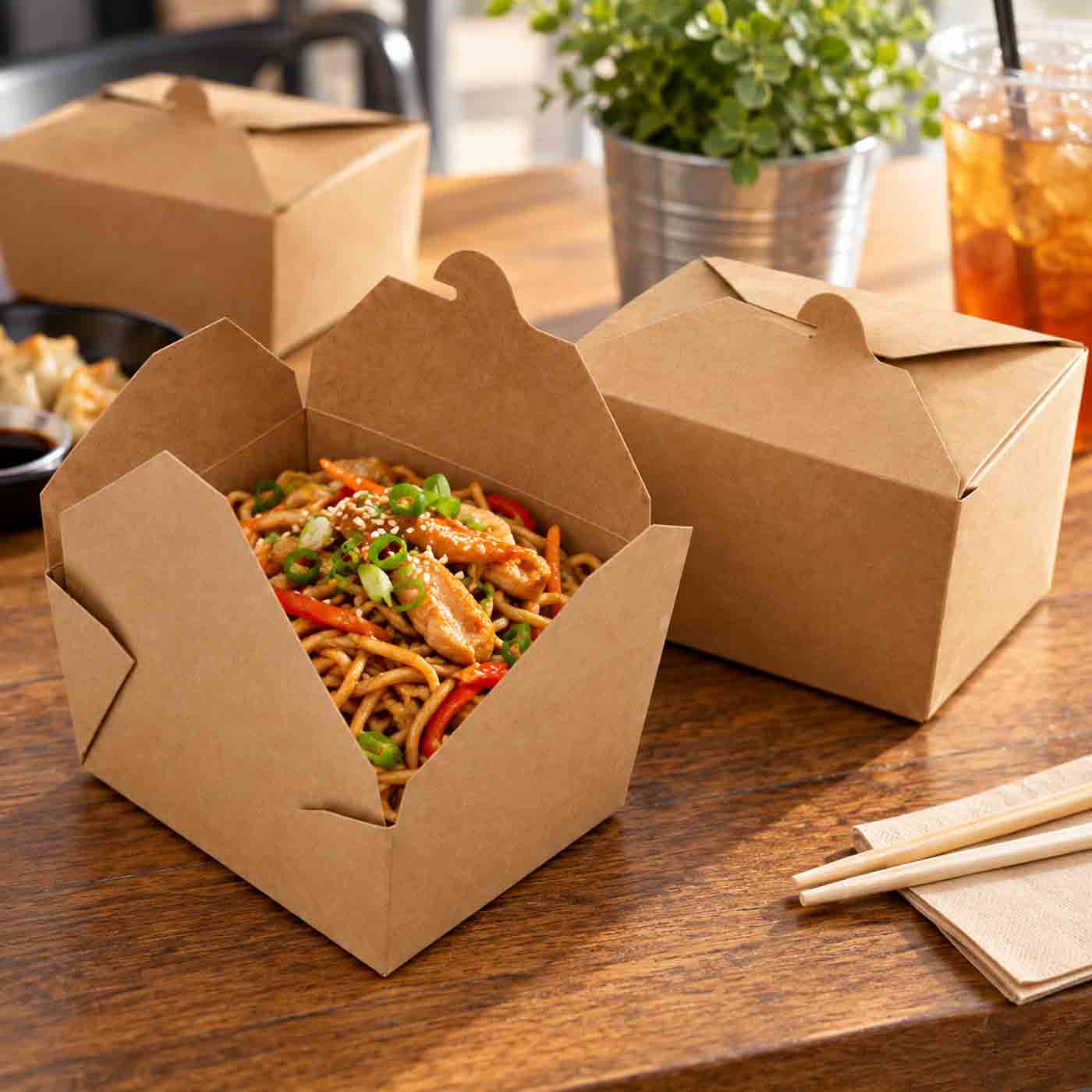 BIO#1 Take-Out Kraft VB 9/50