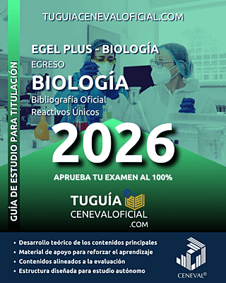 Guía CENEVAL Biología 2026