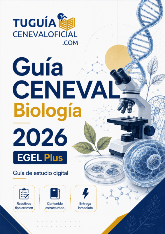 Guía CENEVAL Biología 2026