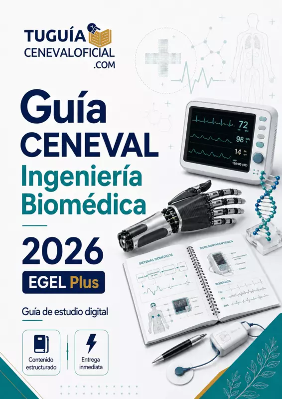 Guía CENEVAL Ingeniería Biomédica 2026