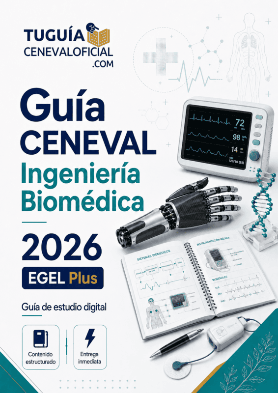 Guía CENEVAL Ingeniería Biomédica 2026