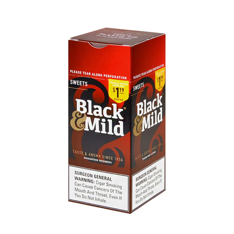 BLACK & MILD $1.19 (25 CIGARS)