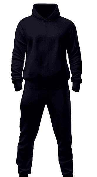 300gsm polycotton Plain MensTracksuit Two-Piece