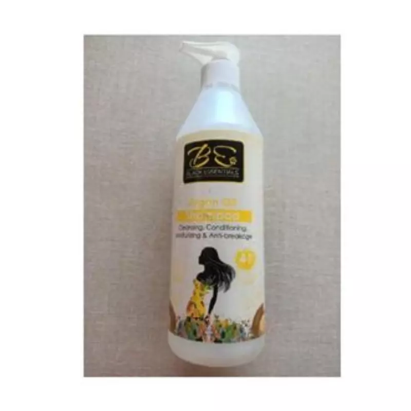 BLACK ESSENTIALS CRYSTAL SHAMPOO ARGAN OIL 500ML
