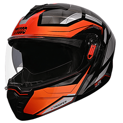 STUDDS TROOPER  D2 BLACK N10 ORANGE L