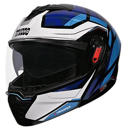 STUDDS TROOPER D2 MATT BLACK N1 BLUE L