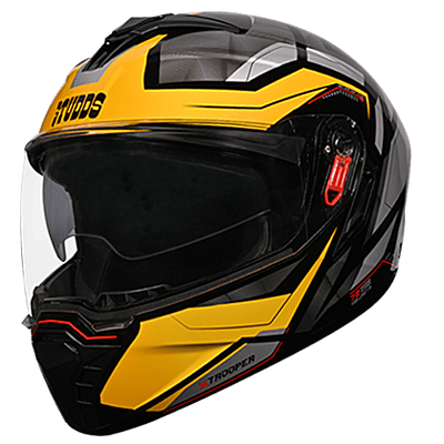 STUDDS TROOPER  D2 BLACK N5 YELLOW L