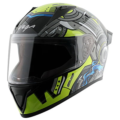 VEGA BOLT SUPERHERO BLACK NEON YELLOW M/V (L)
