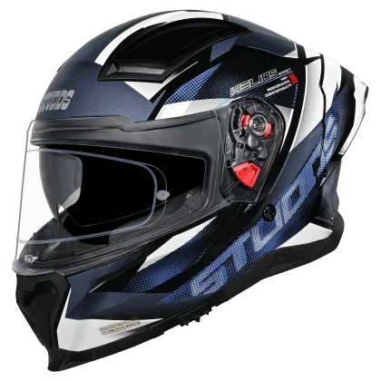 STUDDS HELIOS EFFECT MATT BLACK BLUE N6 D/V (XL) STUDDS HELIOS EFFECT MATT BLACK BLUE N6 D/V (XL)