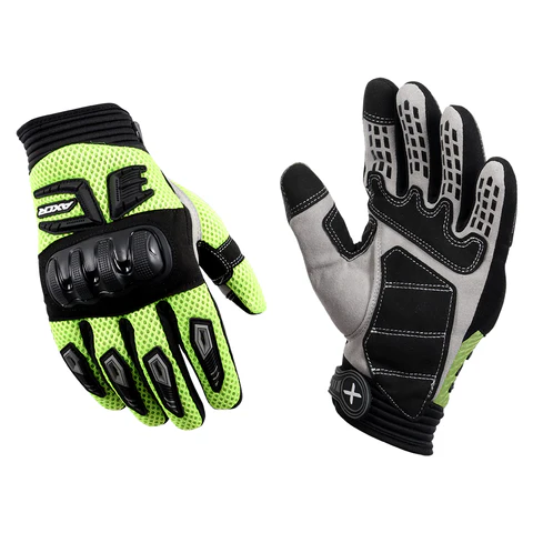 AXOR GLOVES AIR STREAM BLACK NEON GREEN M