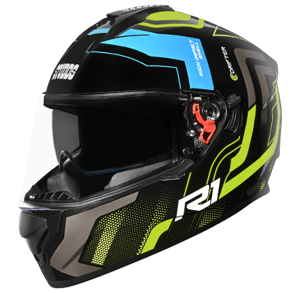 STUDDS DRIFTER D4 BLACK N5 YELLOW D/V (L)