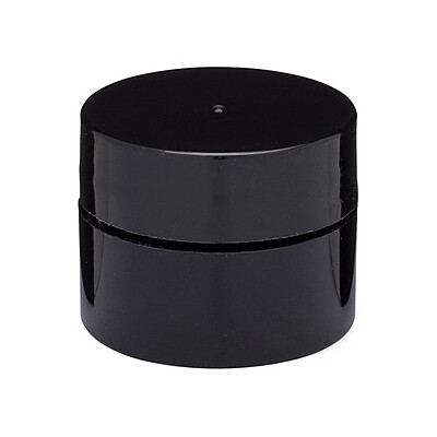 5ML Black Plastic Top UV Black Glass Jar(Child Proof)