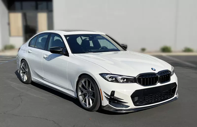 BMW G20 LCI CTM Design Carbon Fiber Front Lip Splitter (2023+)