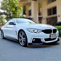 BMW 4 Series Front Lip – Glossy Black (2014–2020)