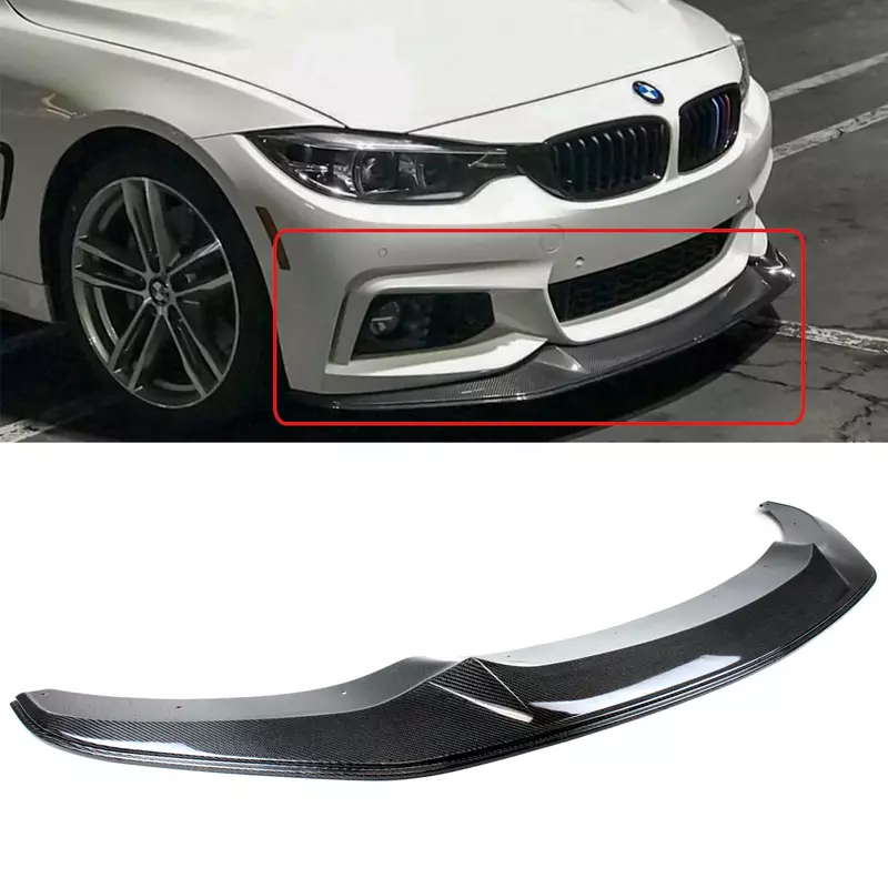 BMW 4 Series Front Lip – Carbon Fiber (2014–2020)
