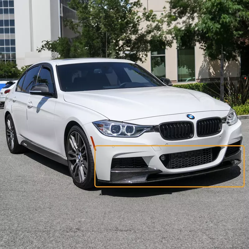BMW F30 3 Series M Sport Style Carbon Fiber Front Lip (2012–2018)