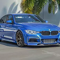 BMW F30 3 Series M Sport Carbon Fiber Front Bumper Canards (2012–2018)