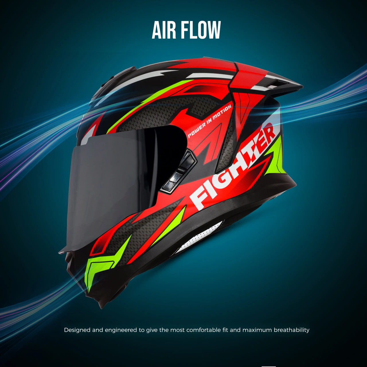 STEELBIRD SBH-57 ISS FIGHTER F7 GLOSSY BLACK/RED C/V 580 MM WITH EXTRA SMOKE VISOR STEELBIRD SBH-57 ISS FIGHTER F7 GLOSSY BLACK/RED C/V 580 MM WITH EXTRA SMOKE VISOR