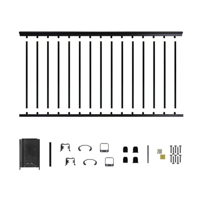 NUVO Aluminum Deck Railing Kit NUVO Aluminum Deck Railing Kit