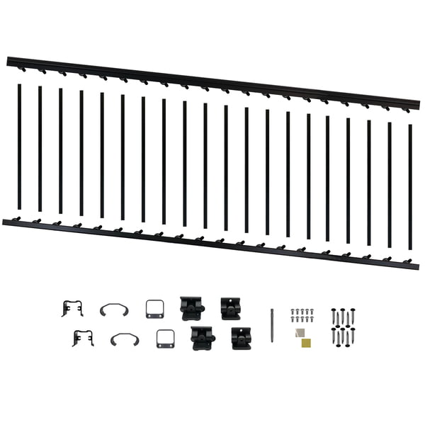 NUVO Aluminum Stair Railing - 36" NUVO Aluminum Stair Railing - 36"