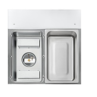 Baño maría a gas 2 insertos entrepaño BMG-2-LP-EG