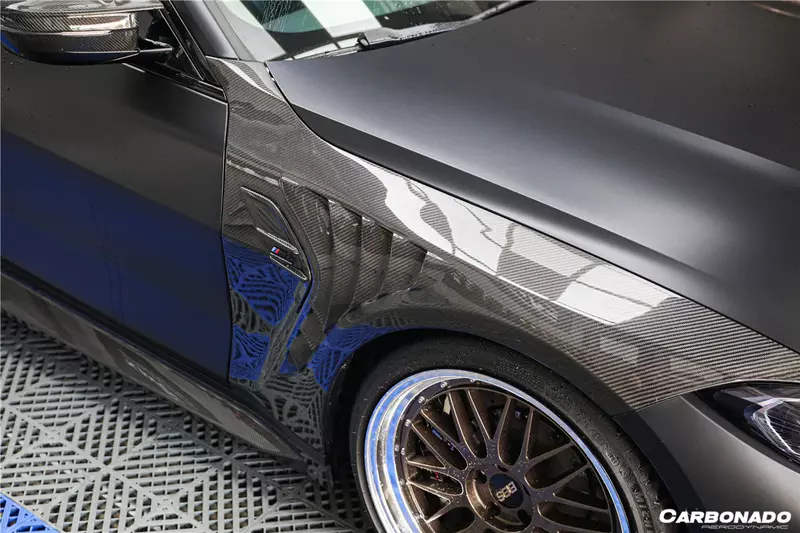 OD Style Dry Carbon Fiber Front Fenders – BMW M3 G80/G81 & M4 G82/G83 (2021–2025)