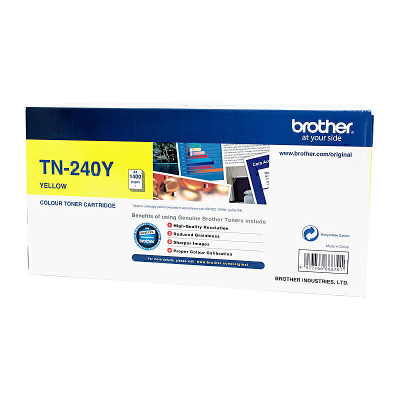 Brother TN240 Yellow Premium Original Toner Cartridge
