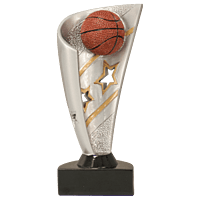 Banner Resin Trophy-Basketball-7in.