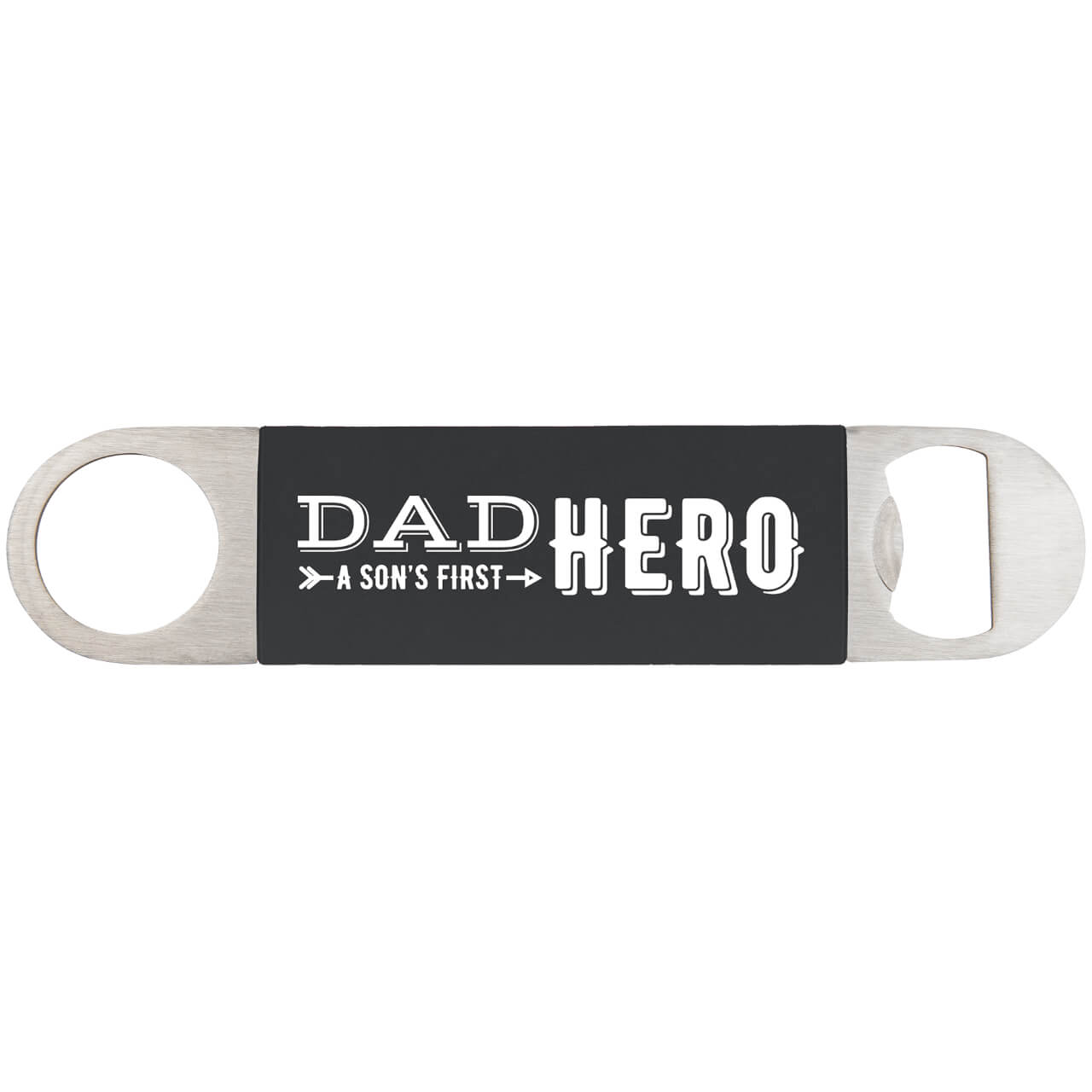 Stainless Steel Laserable Silicone Bottle Opener